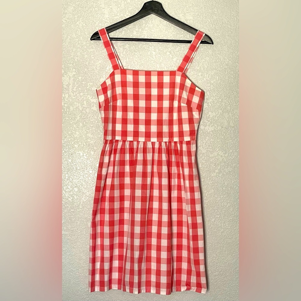 New Without Tags | J. by J. Crew | Red Gingham Romper | Size XS